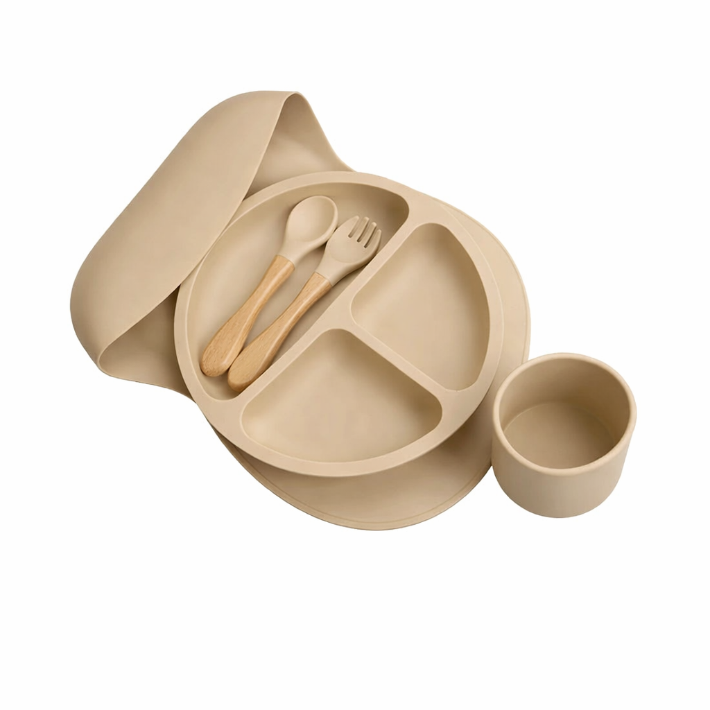 Set de Alimentación BLW de Silicona para Bebés