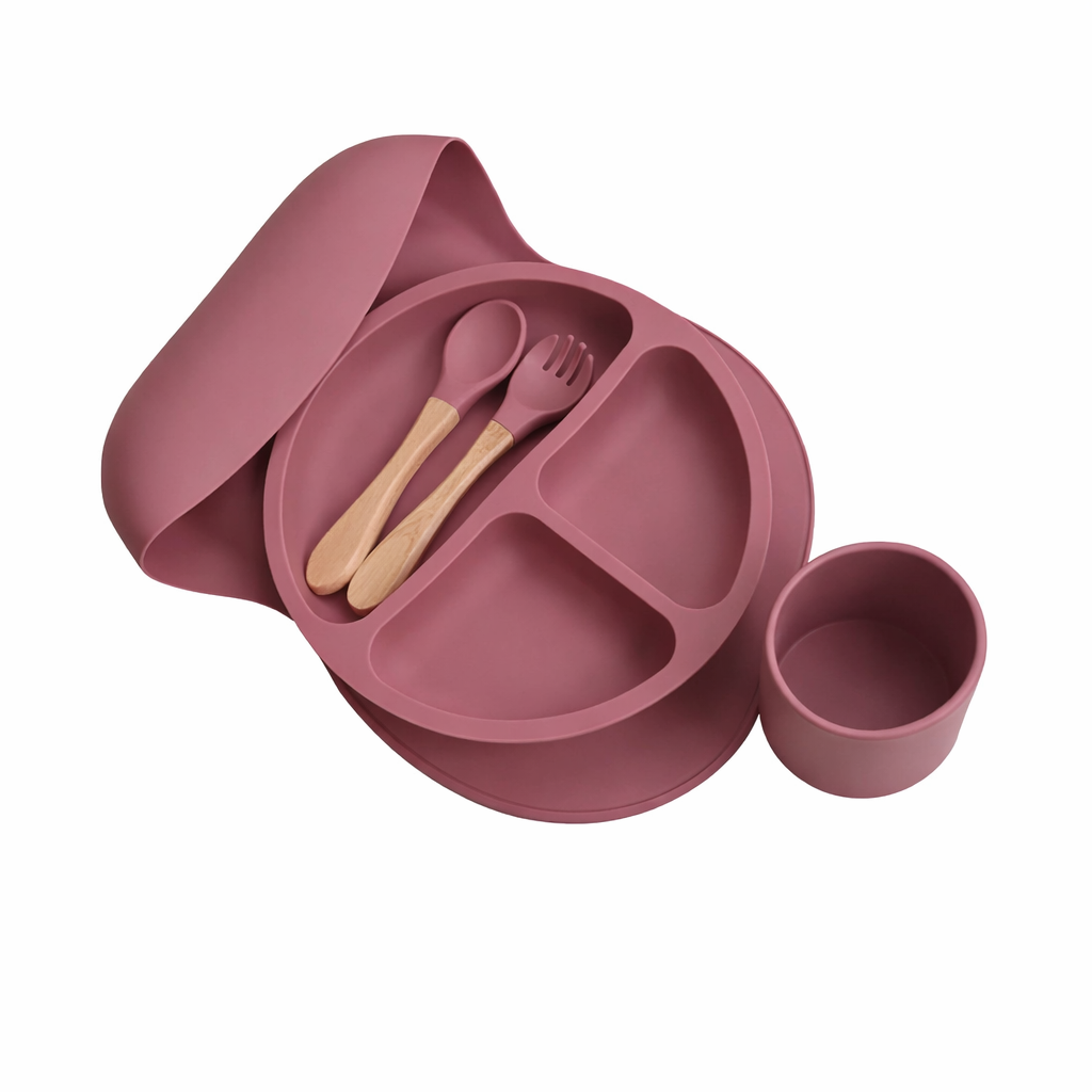 Set de Alimentación BLW de Silicona para Bebés