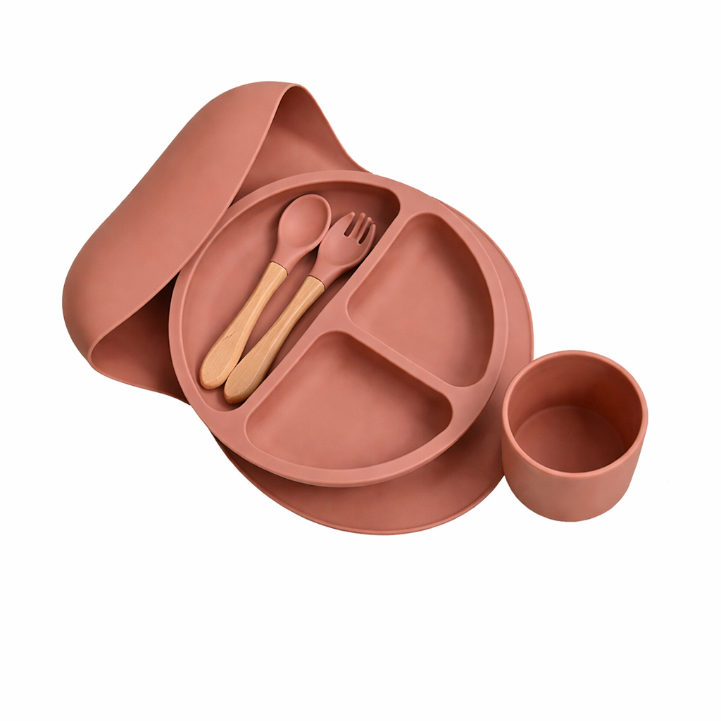 Set de Alimentación BLW de Silicona para Bebés